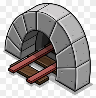 Red Line Tunnel Sprite 002 - Arch Clipart