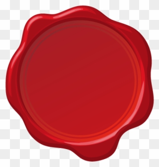 Red Wax Seal 1のpng Transparent Image - Circle Clipart