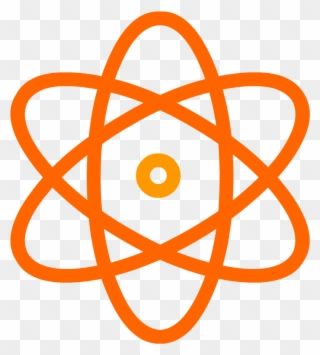 Atomic Model - Nuclear Icon Clipart