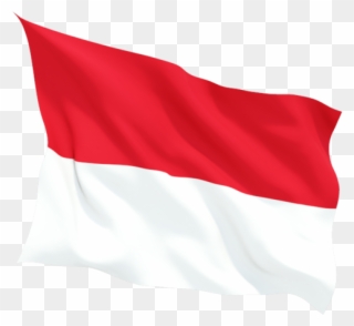 Flag Clipart Indo - Indonesia Flag Vector Png Transparent Png