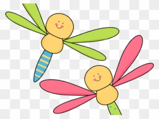 Dragonfly Clipart Mothers Day - Cartoon Pictures Of Dragon Flies - Png Download