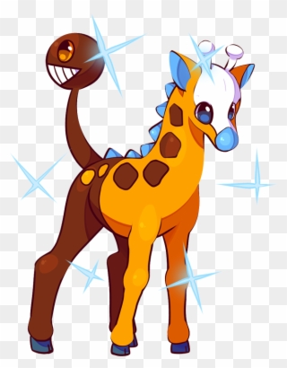 19,542,000 Exp - Giraffe Pokemon Evolution Clipart
