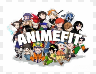 Animefit - Anime Group Of 6 Clipart