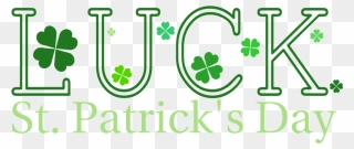 Happy St Patricks Day Clipart 23, Buy Clip Art - St Patrick's Good Luck - Png Download