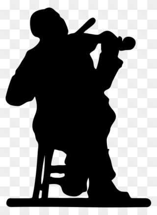 Transparent Stock Fiddler On The Roof Clipart - People Music Silhouette Png Free