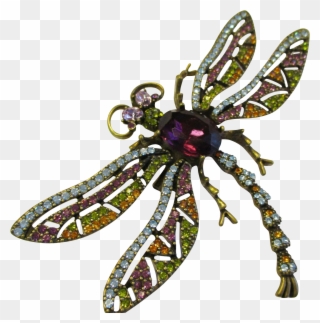 Dragonfly Trembler Pin - Dragonfly Clipart