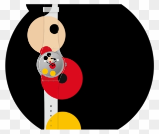 Swatch X Damien Hirst Mirror Spot Mickey Mouse 90th - Mickey Mouse Clipart