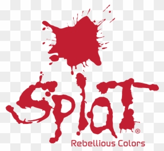 Splat Hair Dye Logo Clipart