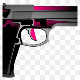 Handgun Clip Art Womens Guns Pink Handgun Clip Art - Gun Clip Art - Png Download