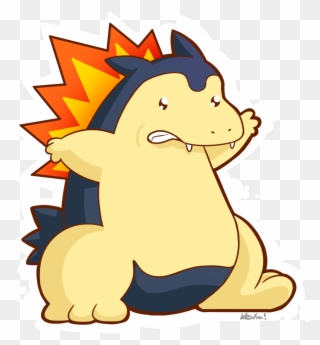 Of The Week Typhlosion By Shibuya On - Dancing Pokemon Gif Transparent Clipart