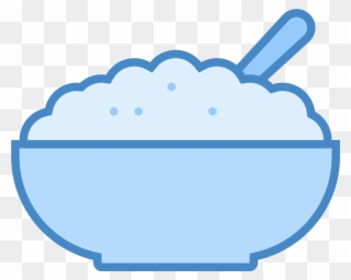 This Icon Is Has A Bowl With Porridge Inside Of It - Clip Art - Png Download