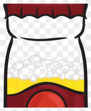 Cartoon Bottle Of Alcohol Clipart