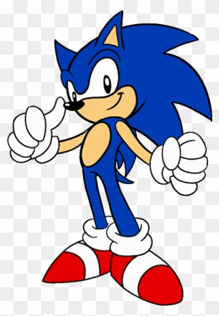 How To Draw Sonic The Hedgehog - Sonic The Hedgehog Cartoon Clipart