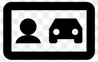 Driver License Icon - Car Clipart