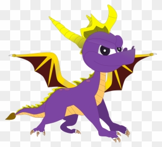 Spyro The Dragon Vector Clipart