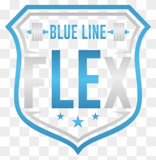 Picture Free Donate Flex Police Fitness Bodybuilding - Thin Blue Line Clipart