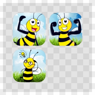 Super Cute Bee Sticker Collection On The App Store - Bee Clip Art - Png Download