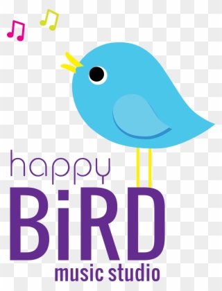 Happy Bird Music Studio Clipart