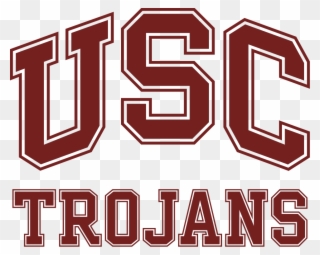 Usc Trojans Text Logo - Usc Trojans Logo Png Clipart