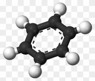 Wikimedia Commons Photo - Benzene Ring 3d Structure Clipart