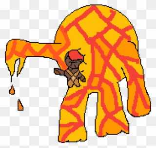 Magma Force Lava Kid - Drawing Clipart