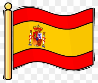 Spanish Clip Art Free - Flag Of Spain - Png Download