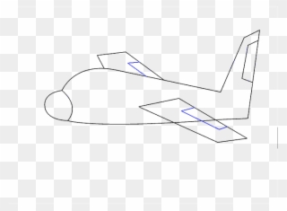 How To Draw Plane - Sketch Clipart