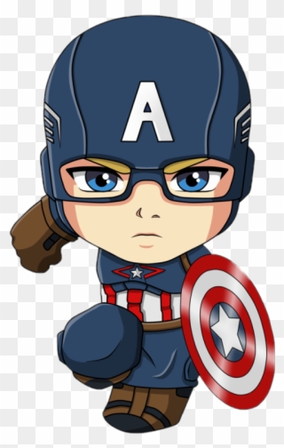 Capitan America Chibi Png Clipart