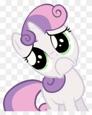 My Little Pony - My Little Pony Sad Face Clipart