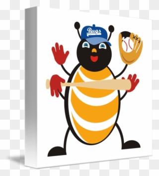 Baseball Bug By Evision Arts Clip Art Free Library - Baseball Bug - Png Download