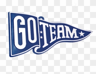 Go Team Pennant Clipart - Png Download