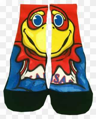 Ku Big Jay Crew Socks - Sock Clipart