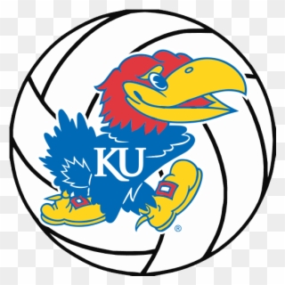 University Of Kansas Volleyball - Kansas Jayhawks Logo Design Clipart