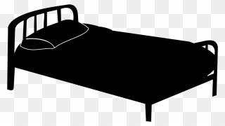 Info - Bed Silhouette Png Clipart