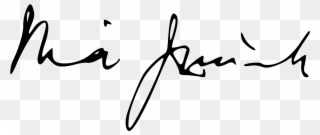 Open - Signature Of Muhammad Ali Jinnah Clipart