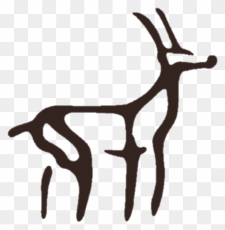 Elk Cave Art - Animal Figure Clipart