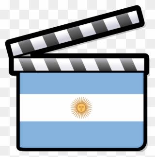 Argentina Film Clapperboard - Lgbt Clapperboard Clipart