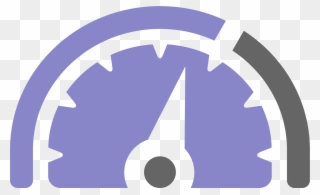 Icon Speedometer - Circle Clipart