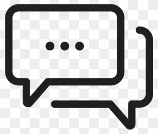 Confidential Live Chat - Transparent Conversation Icons Png Clipart