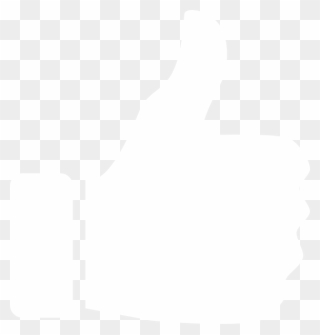 Dsa - Thumbs Up Icon White Clipart
