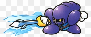 Blade Of Honor - Kirby Super Star Ultra Sword Knight Clipart