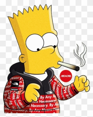 Report Abuse - Bart Simpson Supreme Clipart