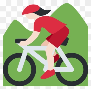 Open - Mountain Bike Emoji Clipart