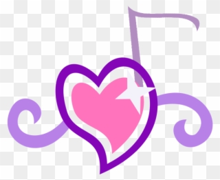 Heart Pictures Clipart Music - Mlp Sweetie Belle G3 Cutie Mark - Png Download