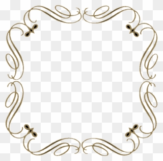 Antique Scroll Clip Art - Scroll Frame - Png Download