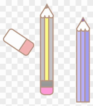 Drawing Candle Eraser - Eraser Clipart