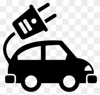 Electric Car Ecological Transport Comments - Battery Electric Vehicle Icon Clipart