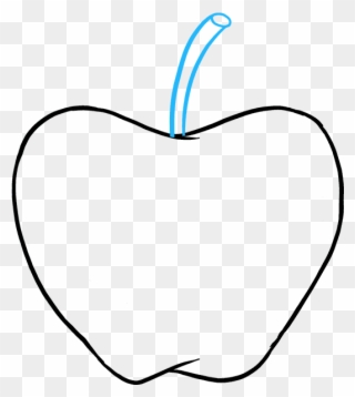 How To Draw Apple - Drawing Clipart