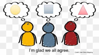 Writing User Stories It S About The Conversation An - I M Glad We All Agree Requirements Clipart