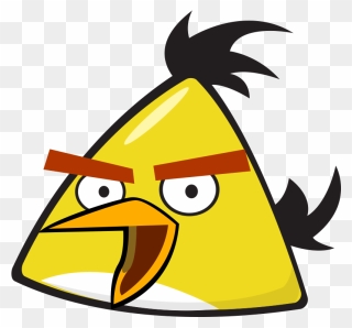 Желтая Птица Из Angry Birds Злые Птицы - Angry Bird Yellow Clipart